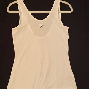 Gymshark Core Tank - White/Black